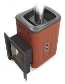 Печь для бани ПБ Уренгой Мини 2018 Carbon БСЭ ТО терракота